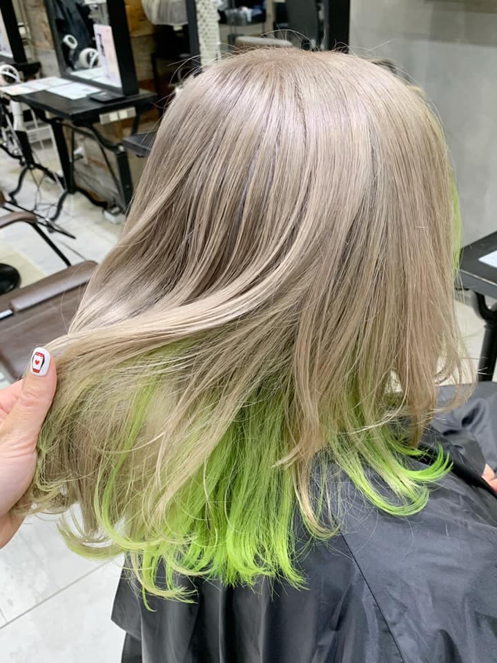 Bleach-On Color Neon Green Inner Color Medium