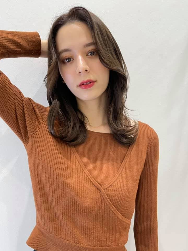 Dark Brown Wavy Semi-Long