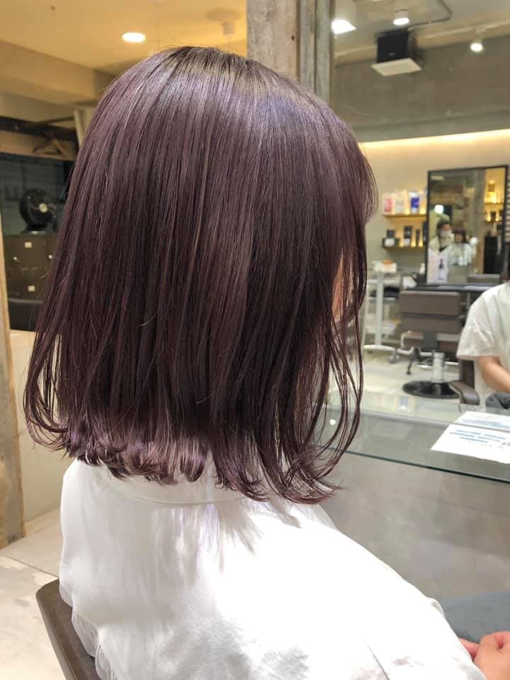 Bleach-On Color Lavender Purple Full-Color Bob