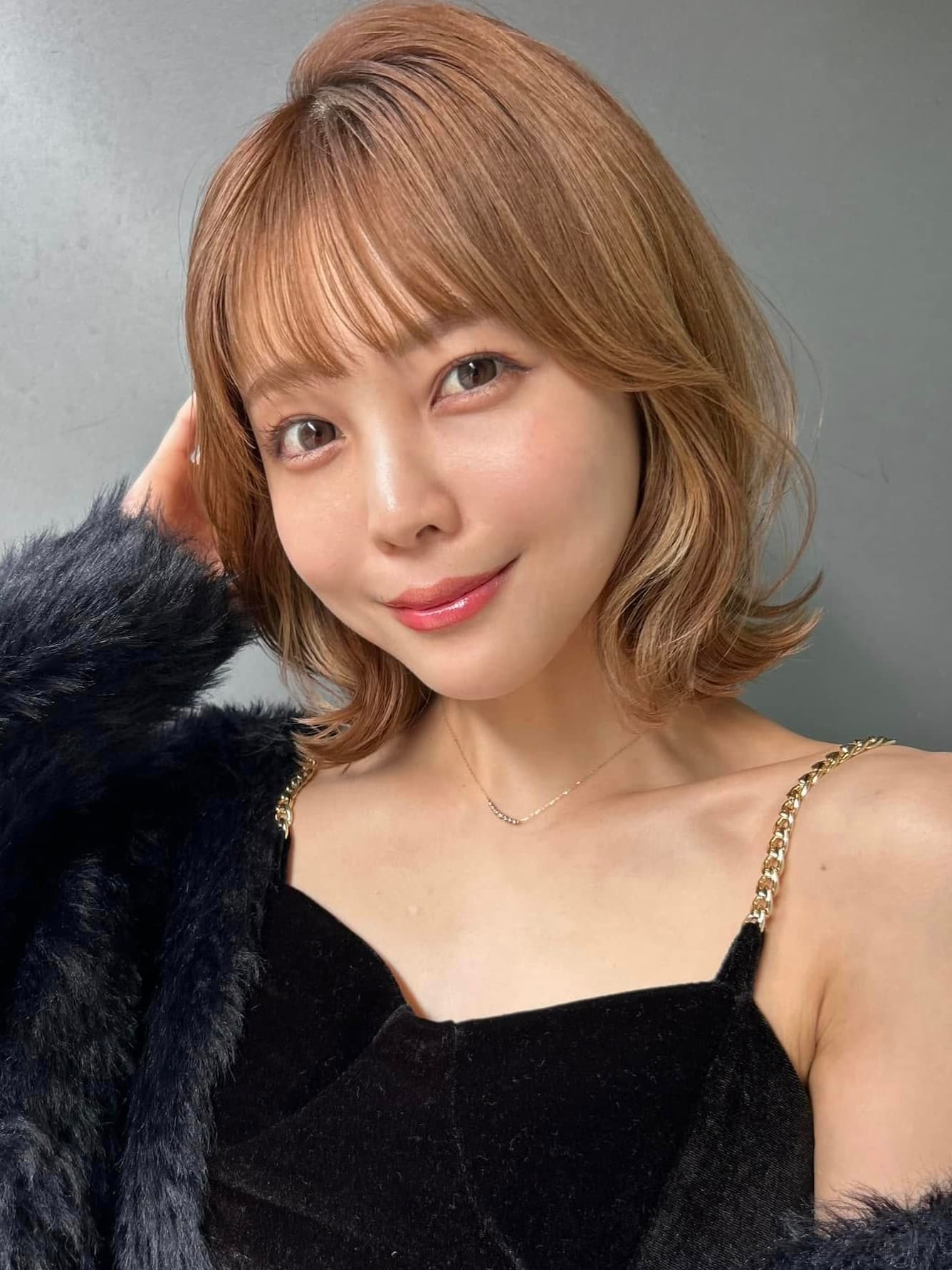 Brown Wavy Bob
