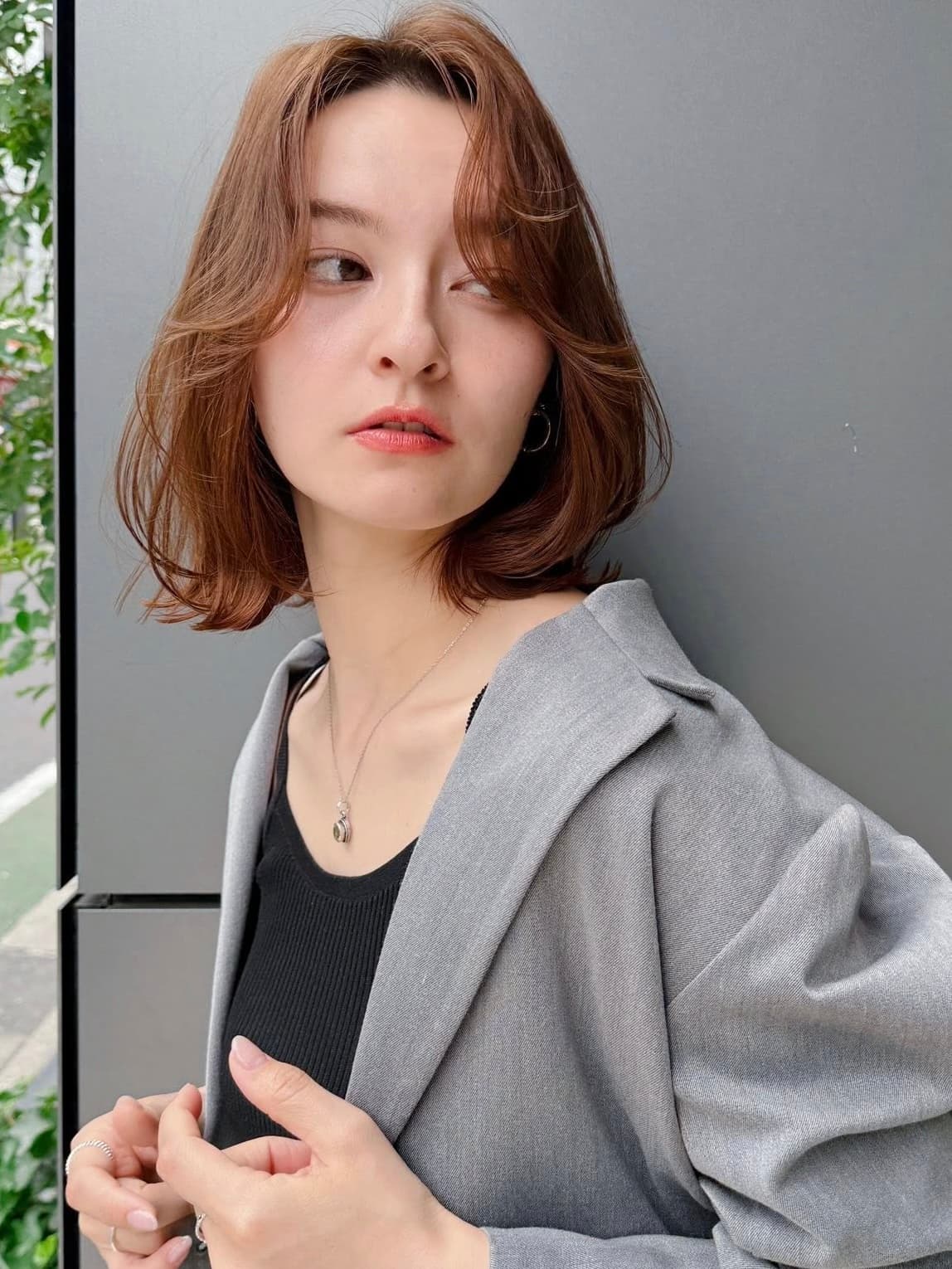 Gold Brown Medium Bob