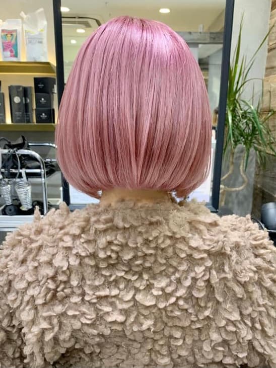 Bleach-On Color Pink Full-Color Bob