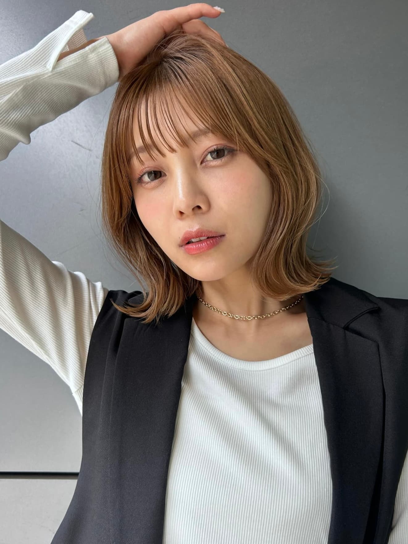 Light Brown Medium Bob
