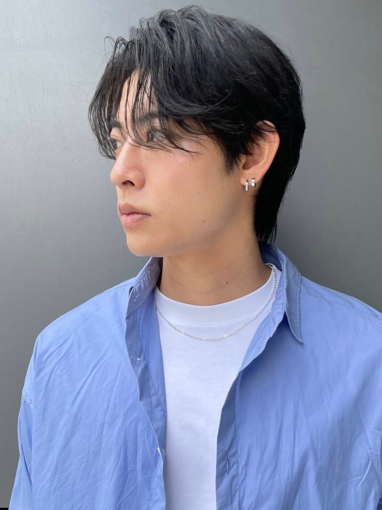 Black Hair Wolf Medium
