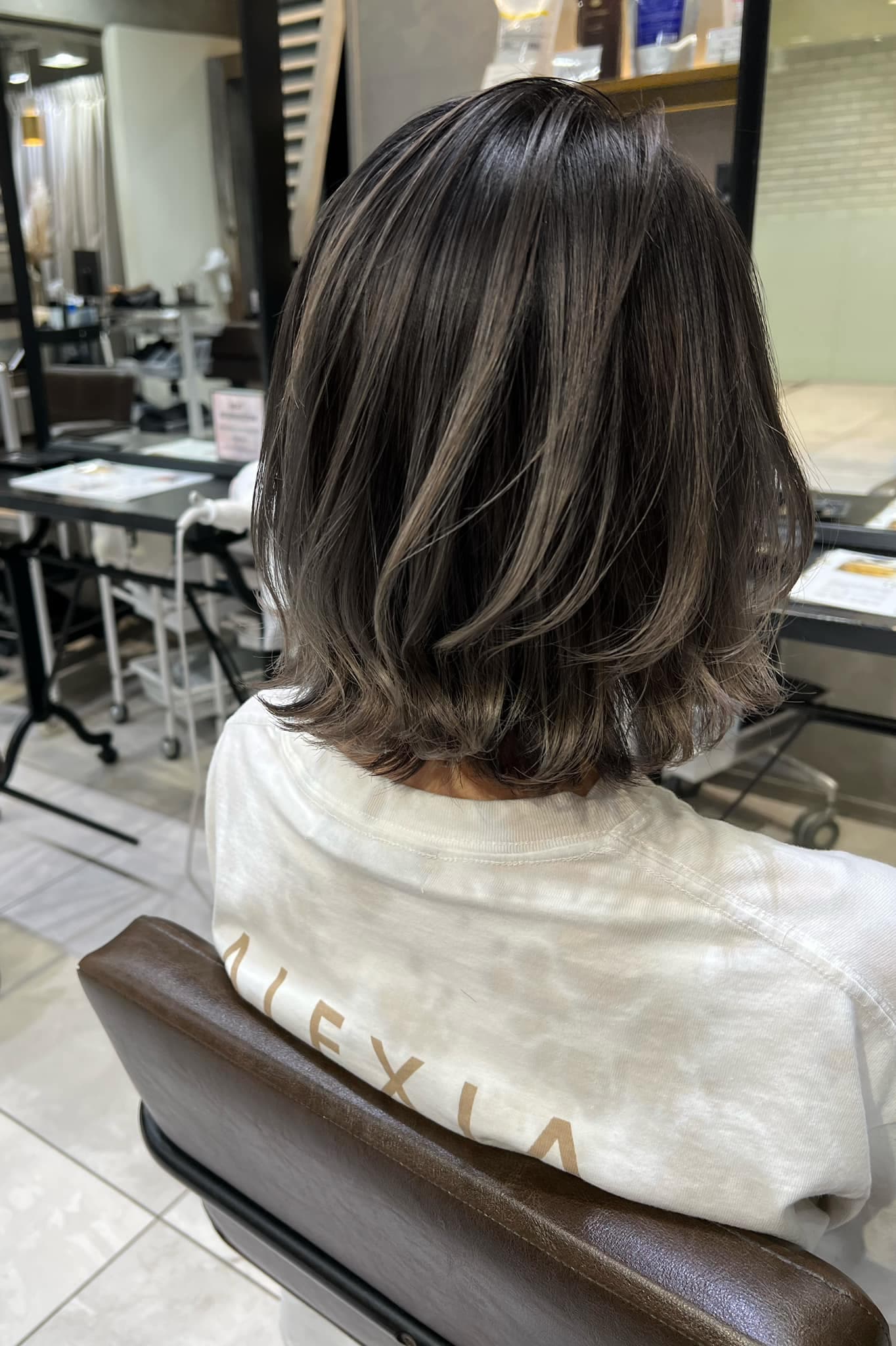 Layered Gray Ash Bob