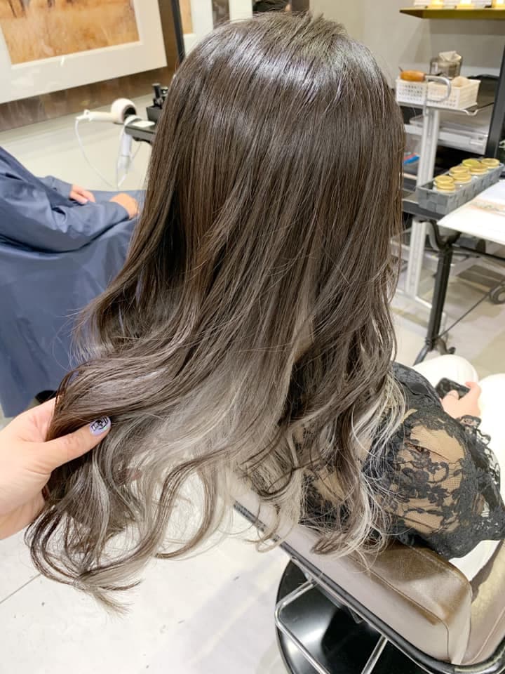 Gradation Gray Ash Long