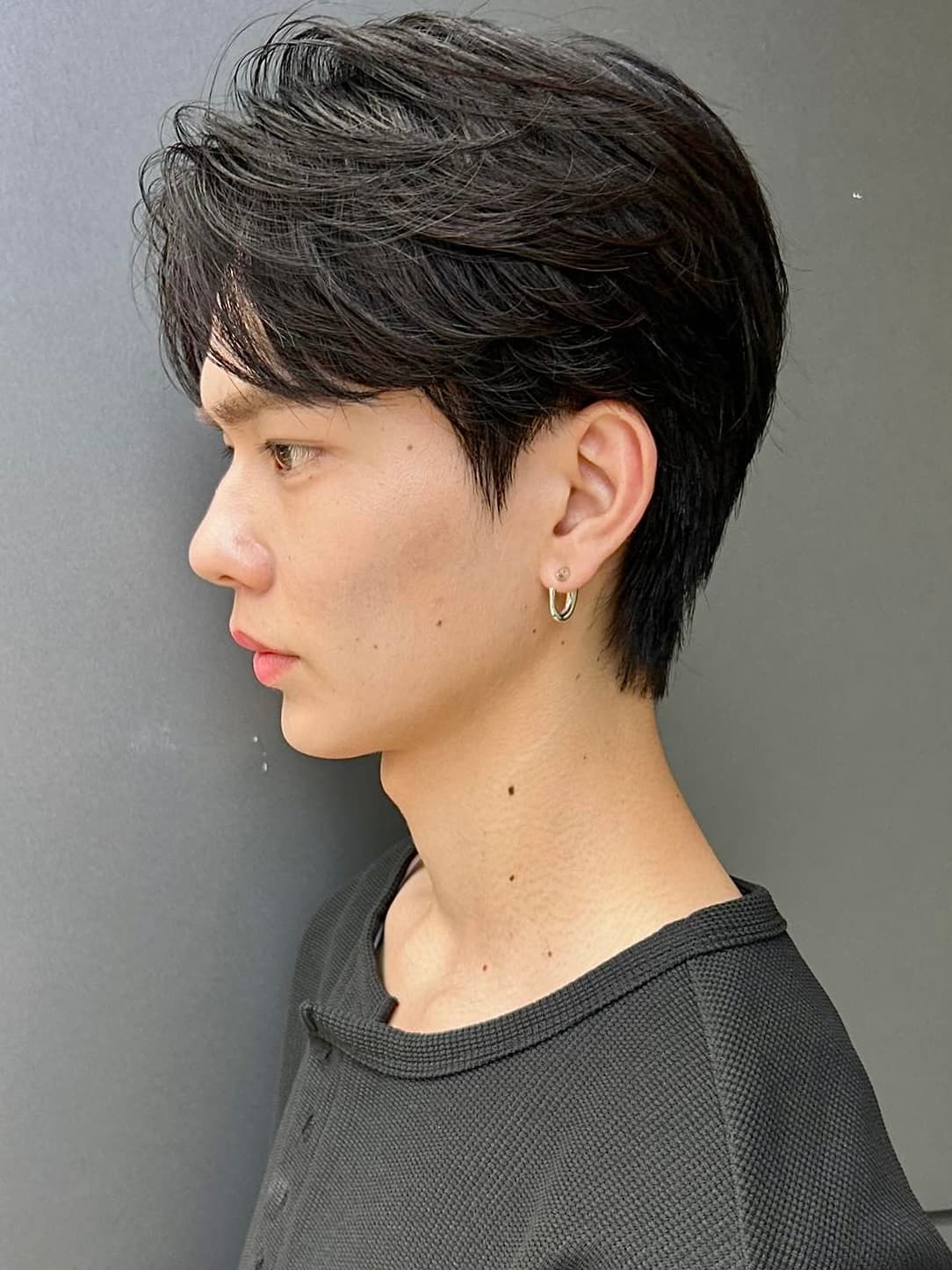 Dark Brown Texture Short