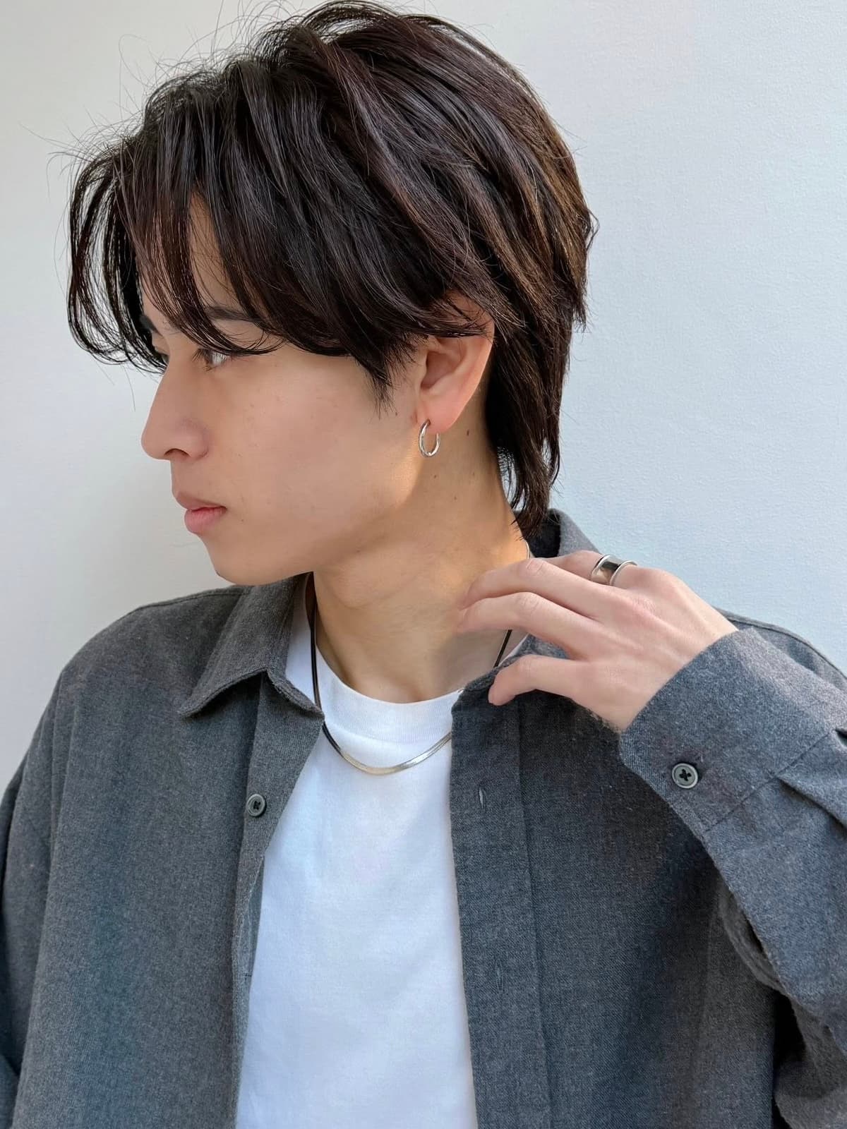 Black Hair Wolf Cut