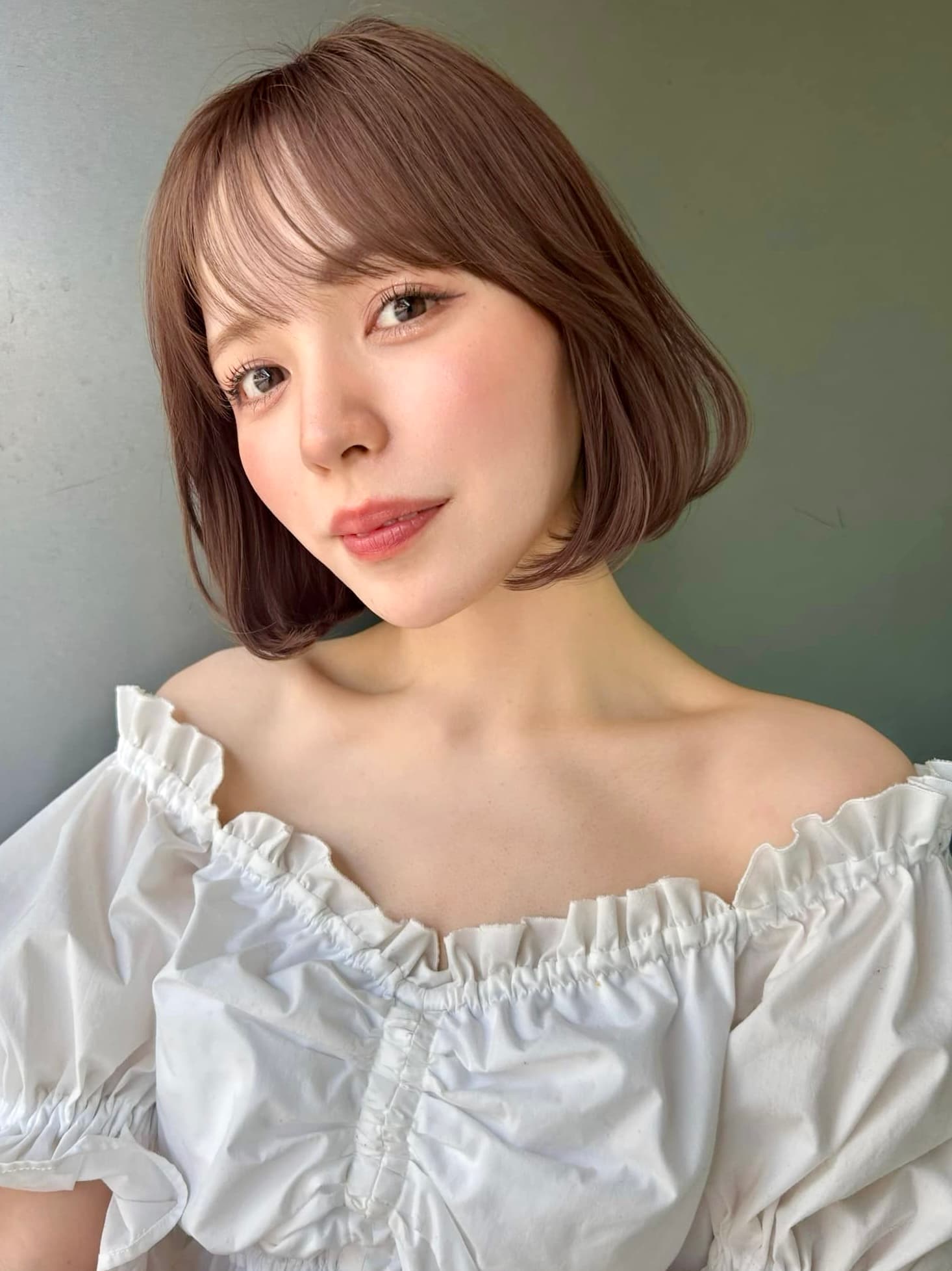 Pink Brown Natural Bob