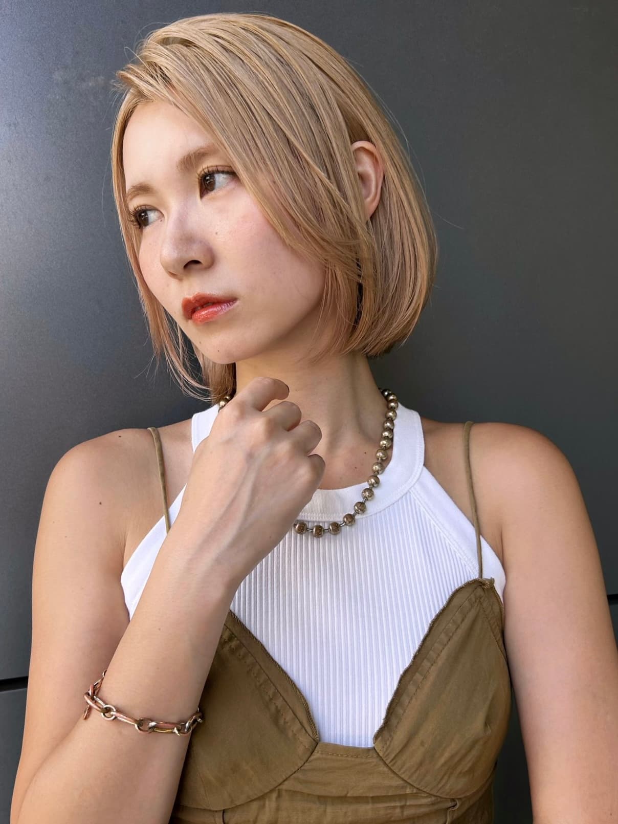 Gold Blonde Bob