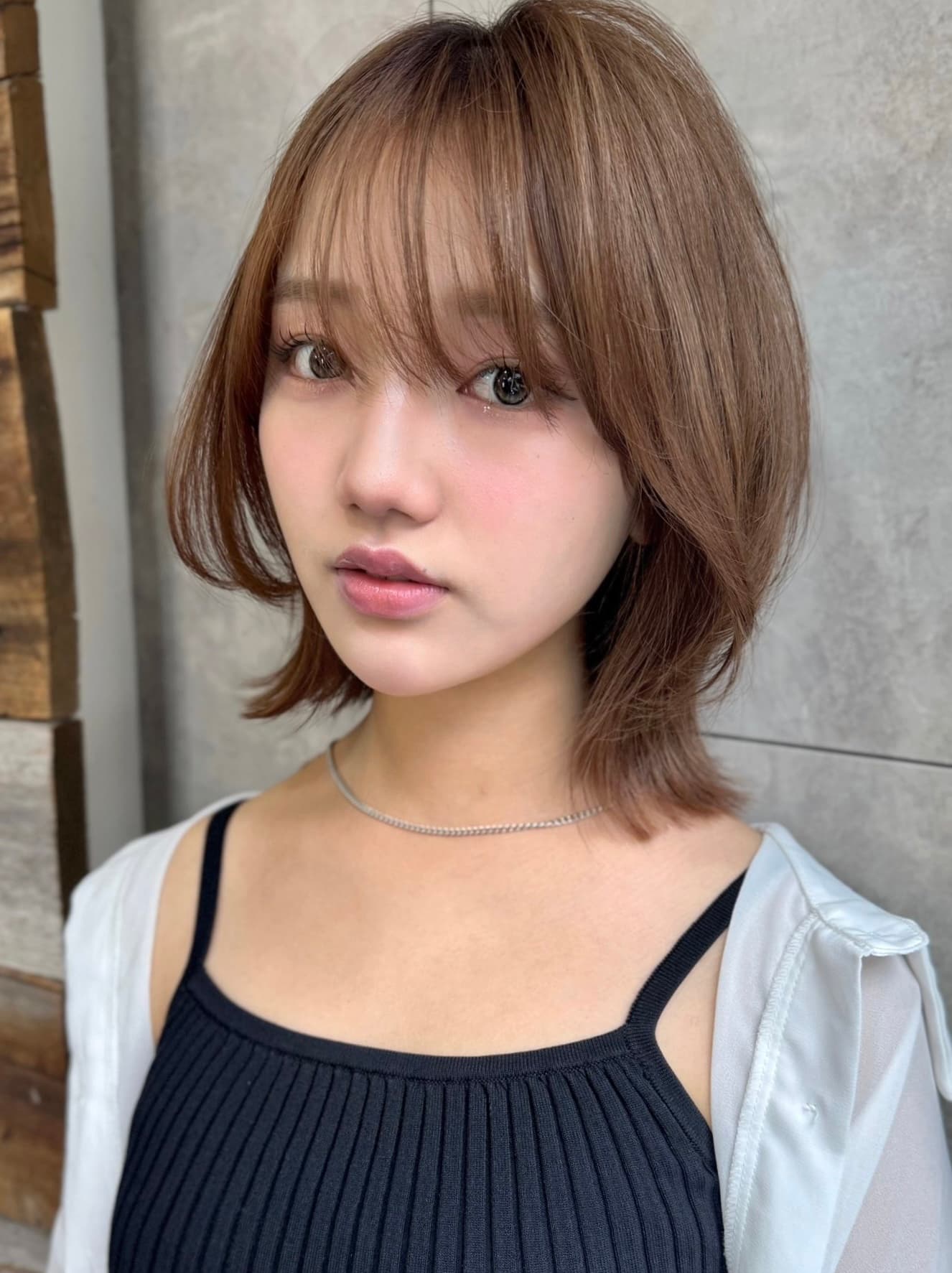 Light Brown Bob Layered