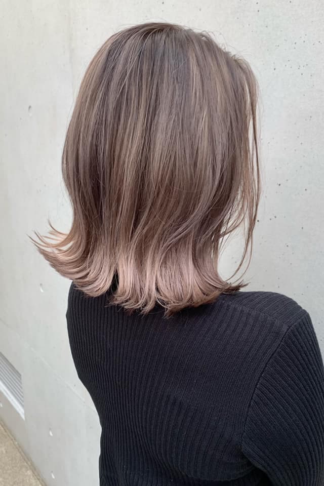 Gradation Pink Beige Medium