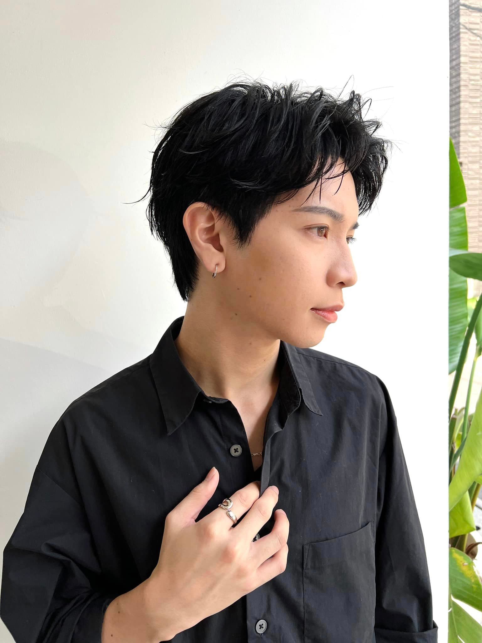 Black Hair Short Texture