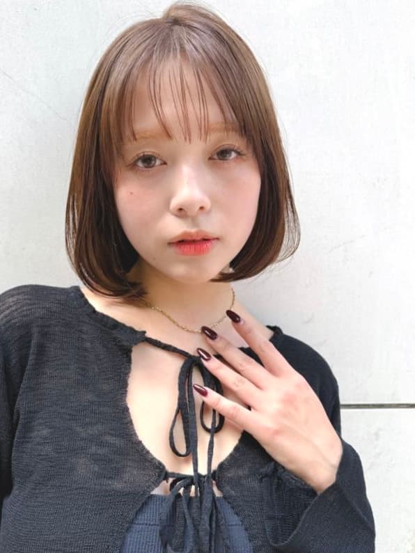 Light Brown Natural Bob