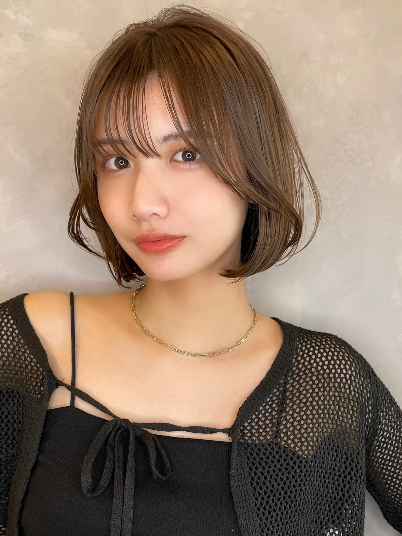 Light Brown Natural Bob