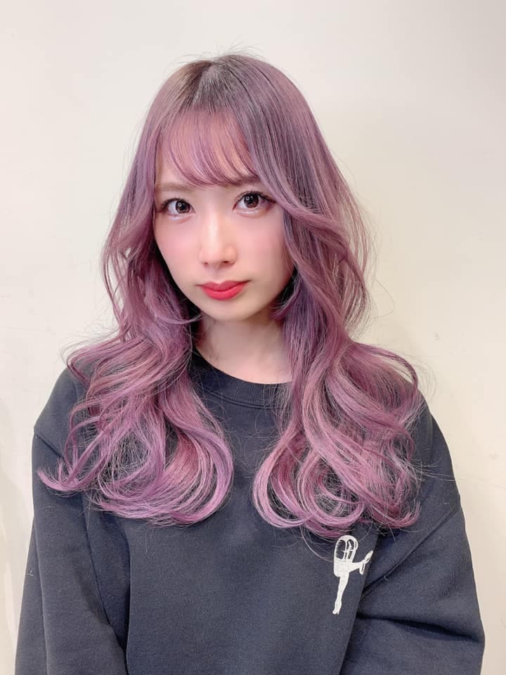 的波浪长发