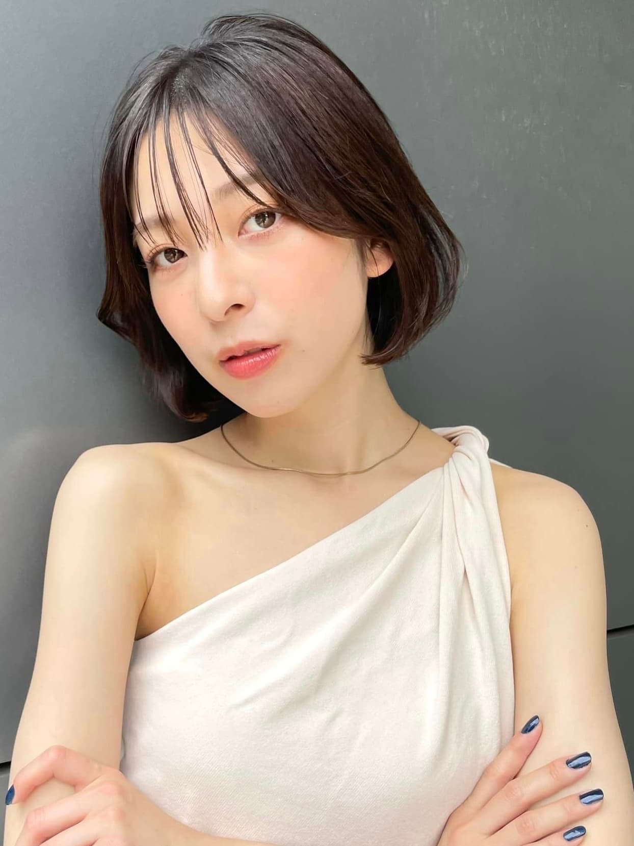 Dark Brown Natural Bob