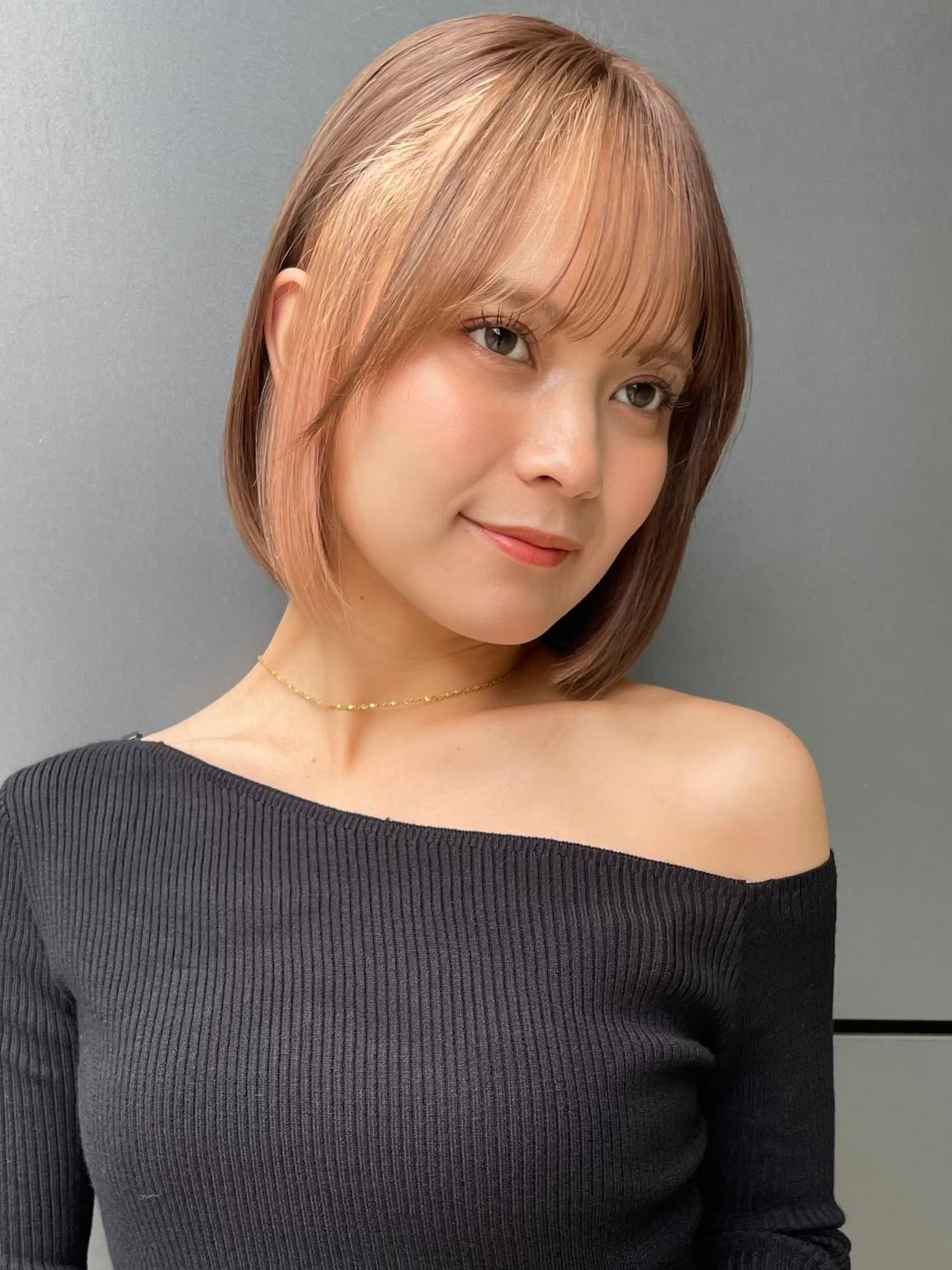 Pink Brown Bob