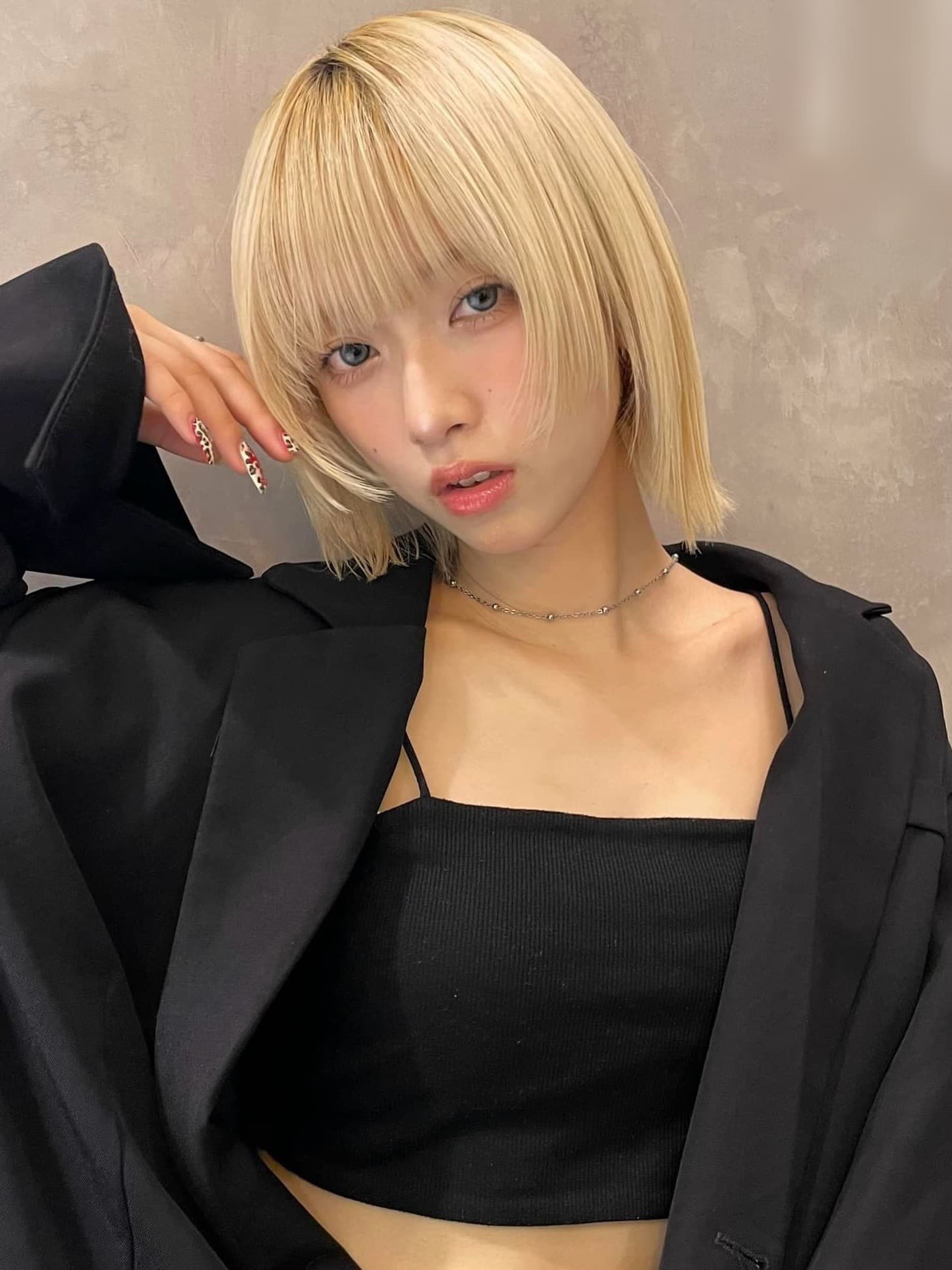 Platinum Blonde Bob