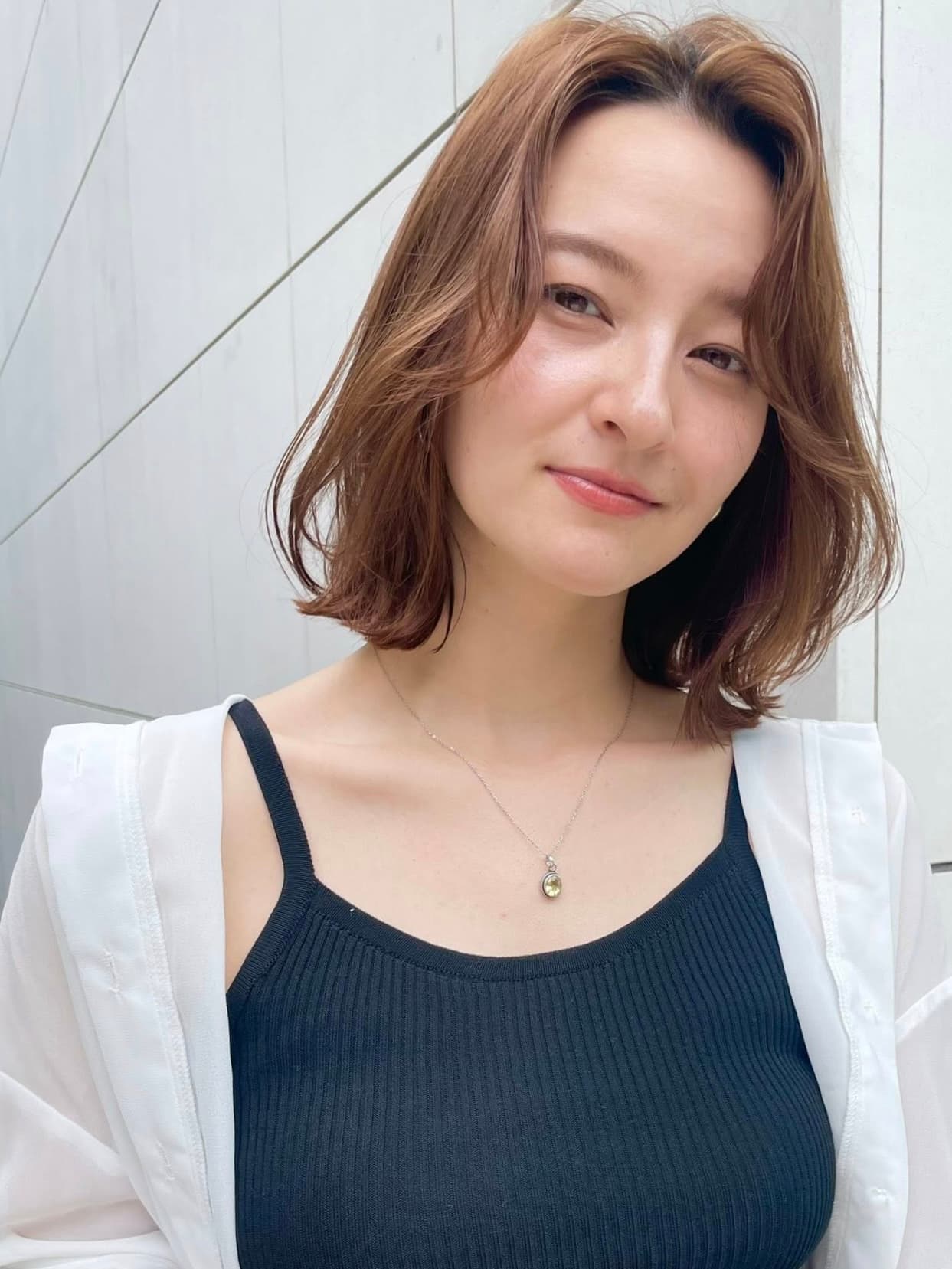 Light Brown Wavy Bob