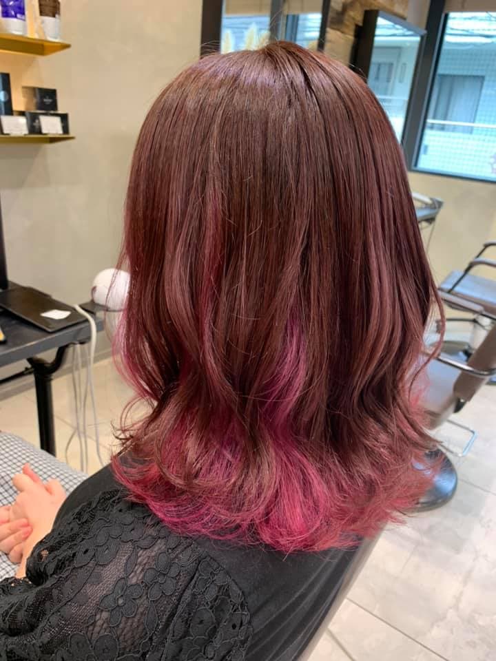 Pink Purple Gradation Medium