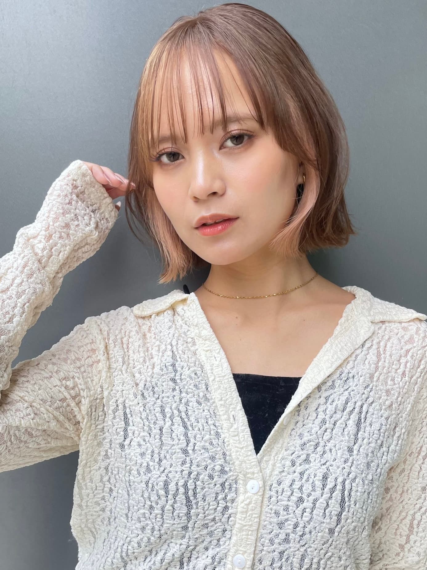 Pink Brown Bob