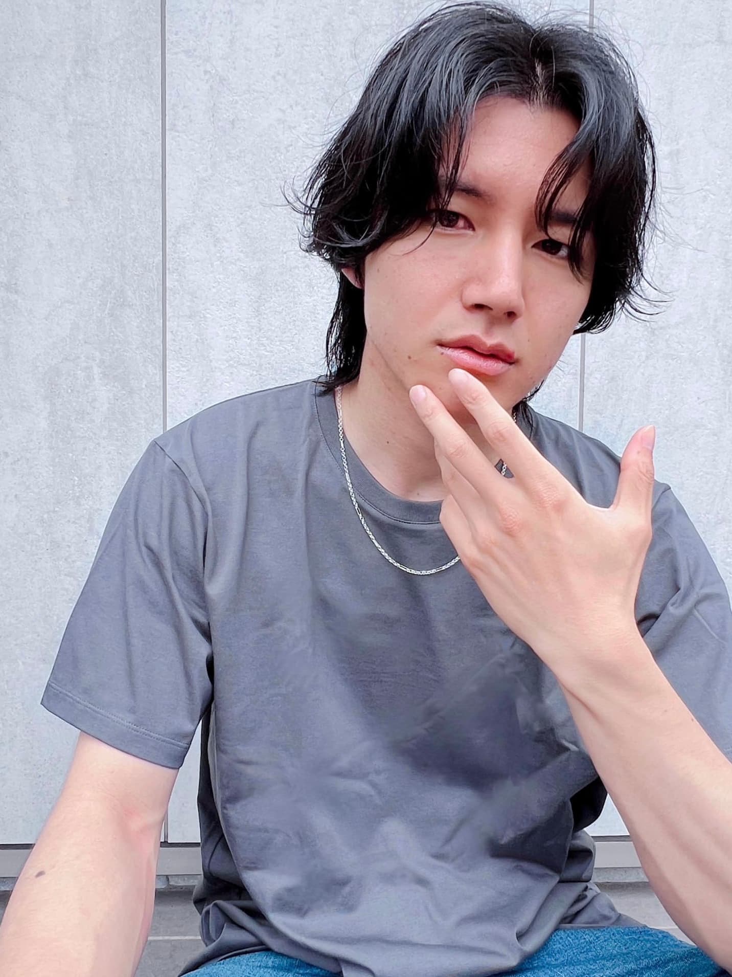 Black Hair Wolf Medium