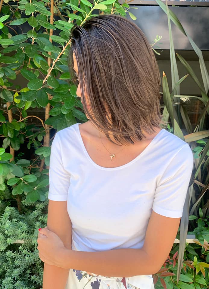 Gray Ash Solid Color Short Bob