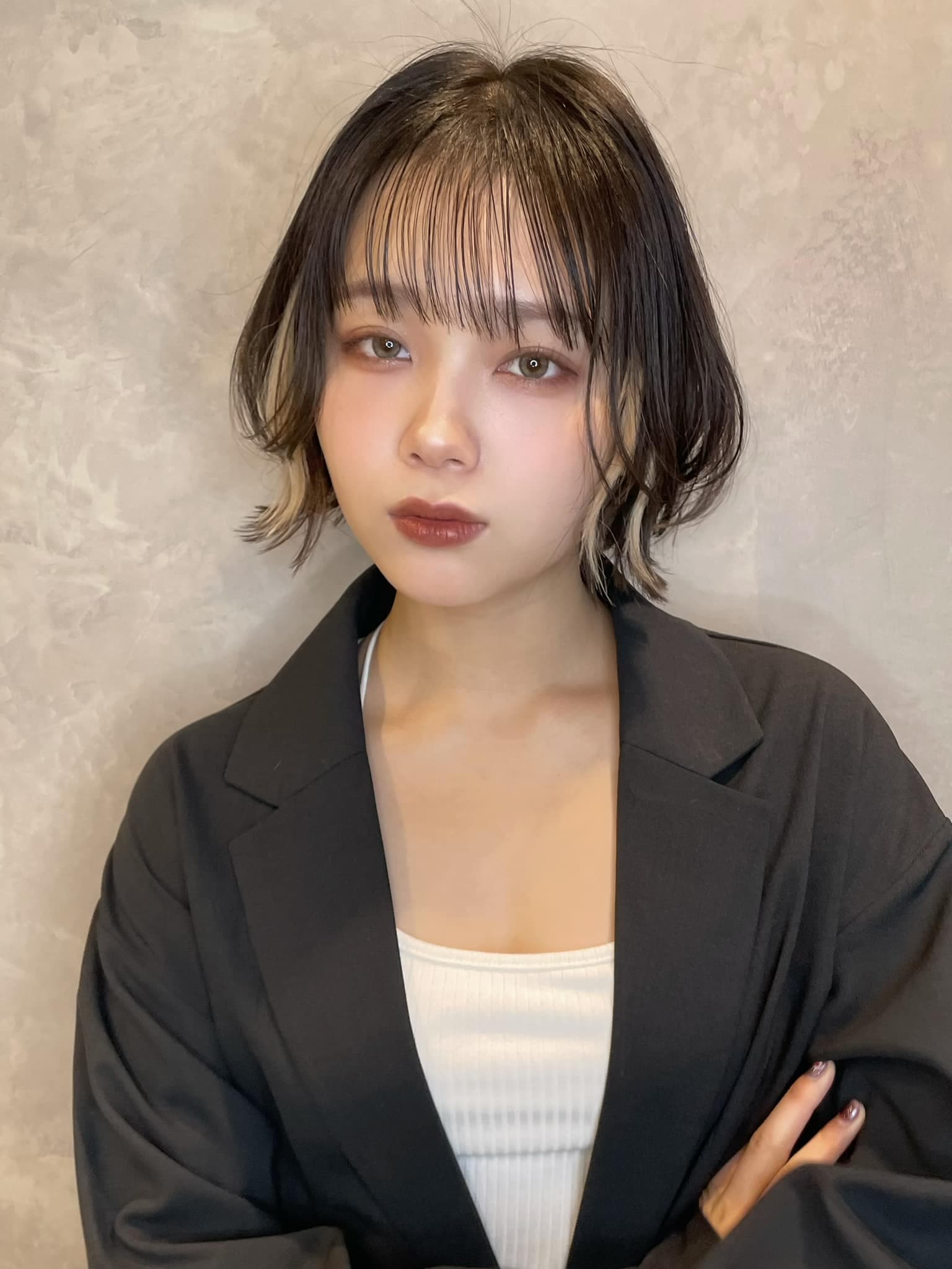 Dark Gray Inner Color Bob