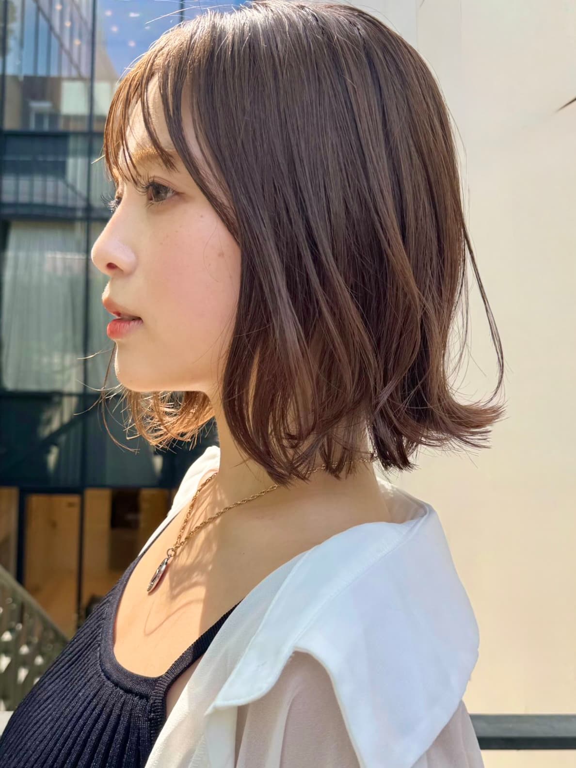 Dark Brown Side-View Bob