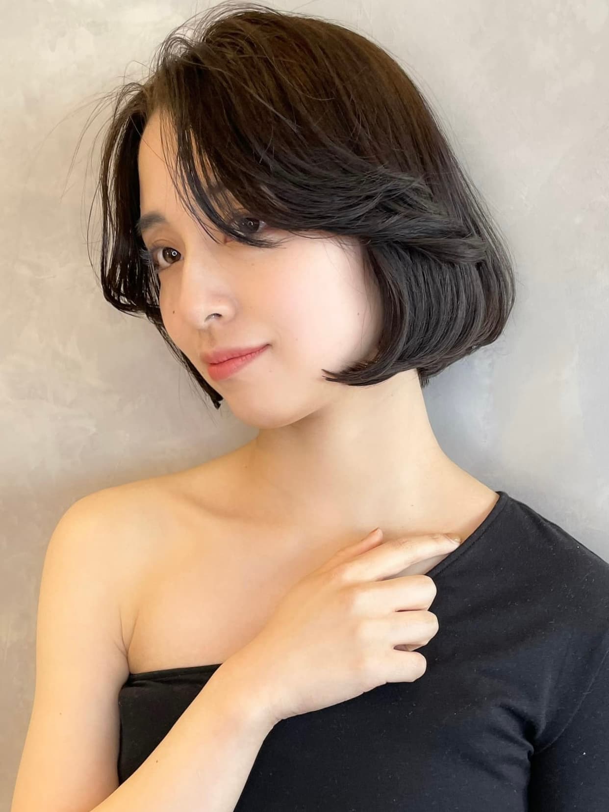 Dark Gray Bob