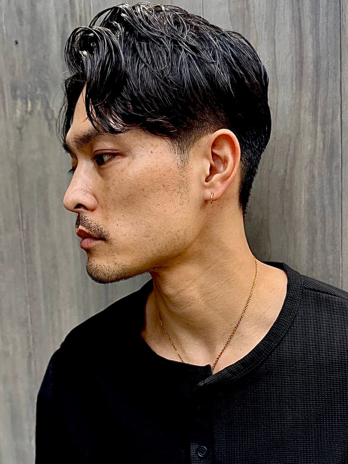 Black Hair Two-Block
