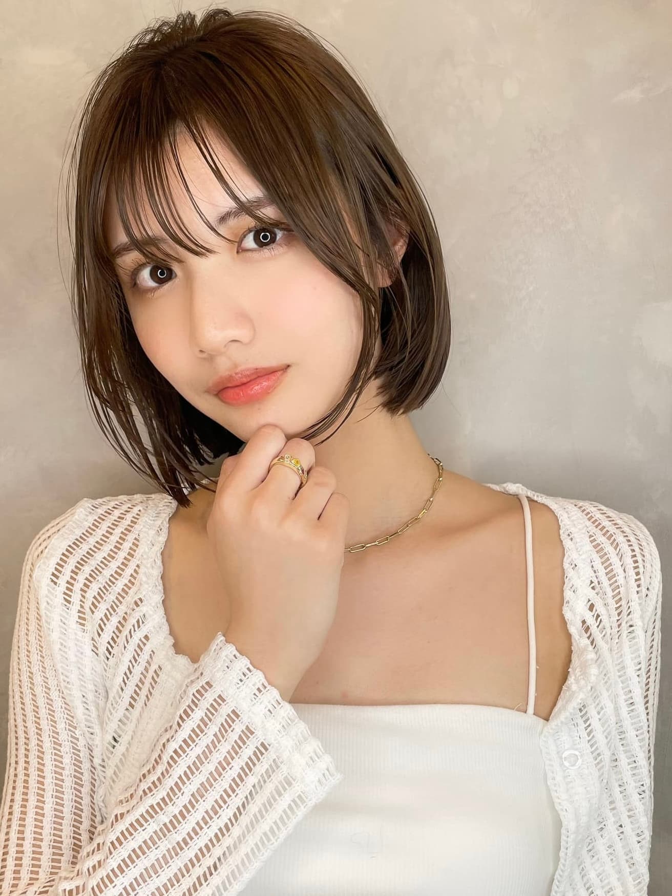 Dark Brown Natural Bob