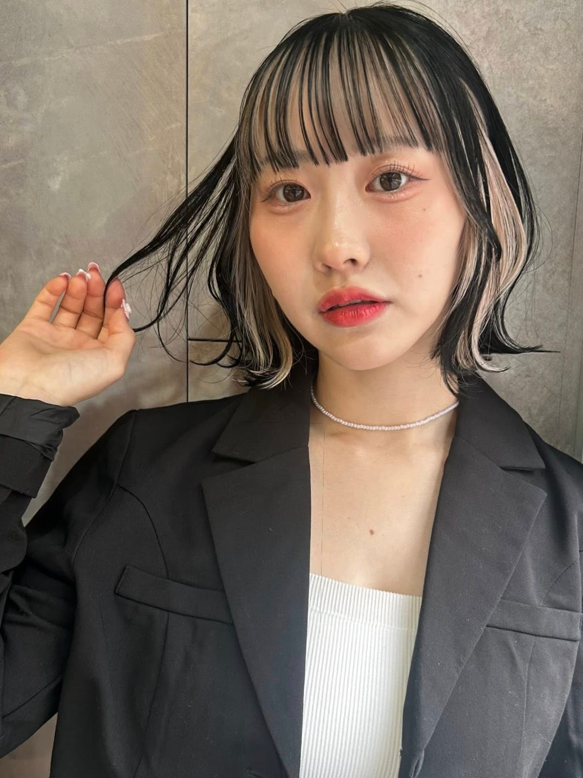 Black Hair Wavy Bob