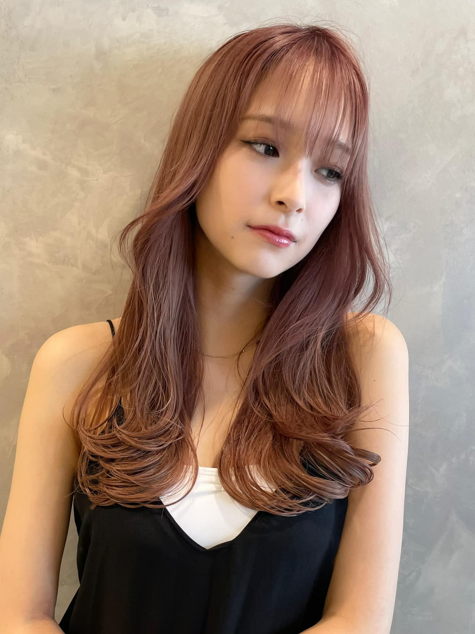 的波浪长发
