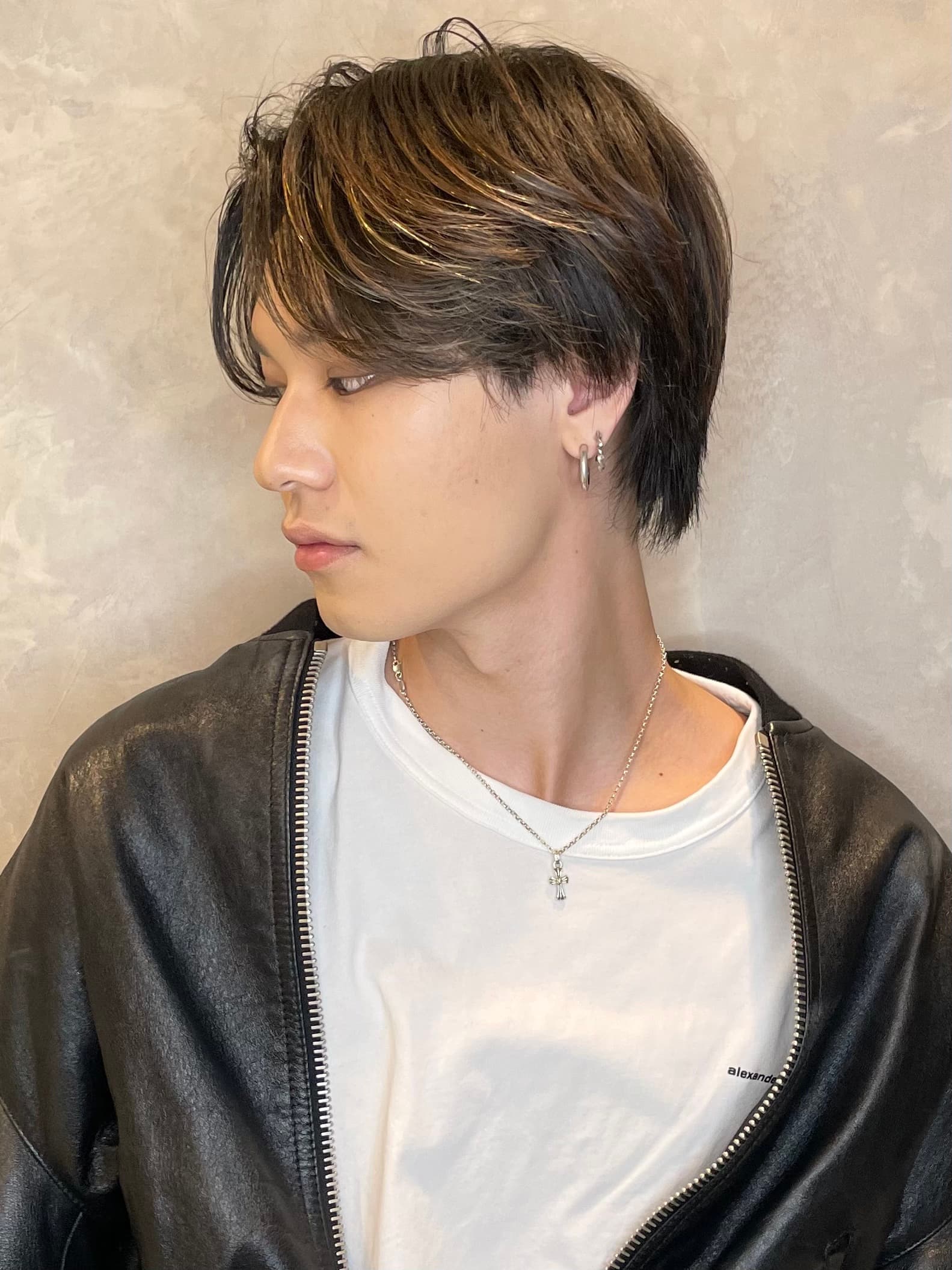 Brown Highlights Mushroom Short