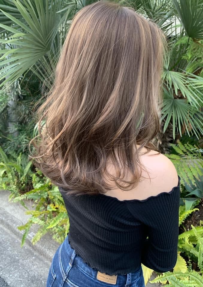 Brown Highlight Medium Layered