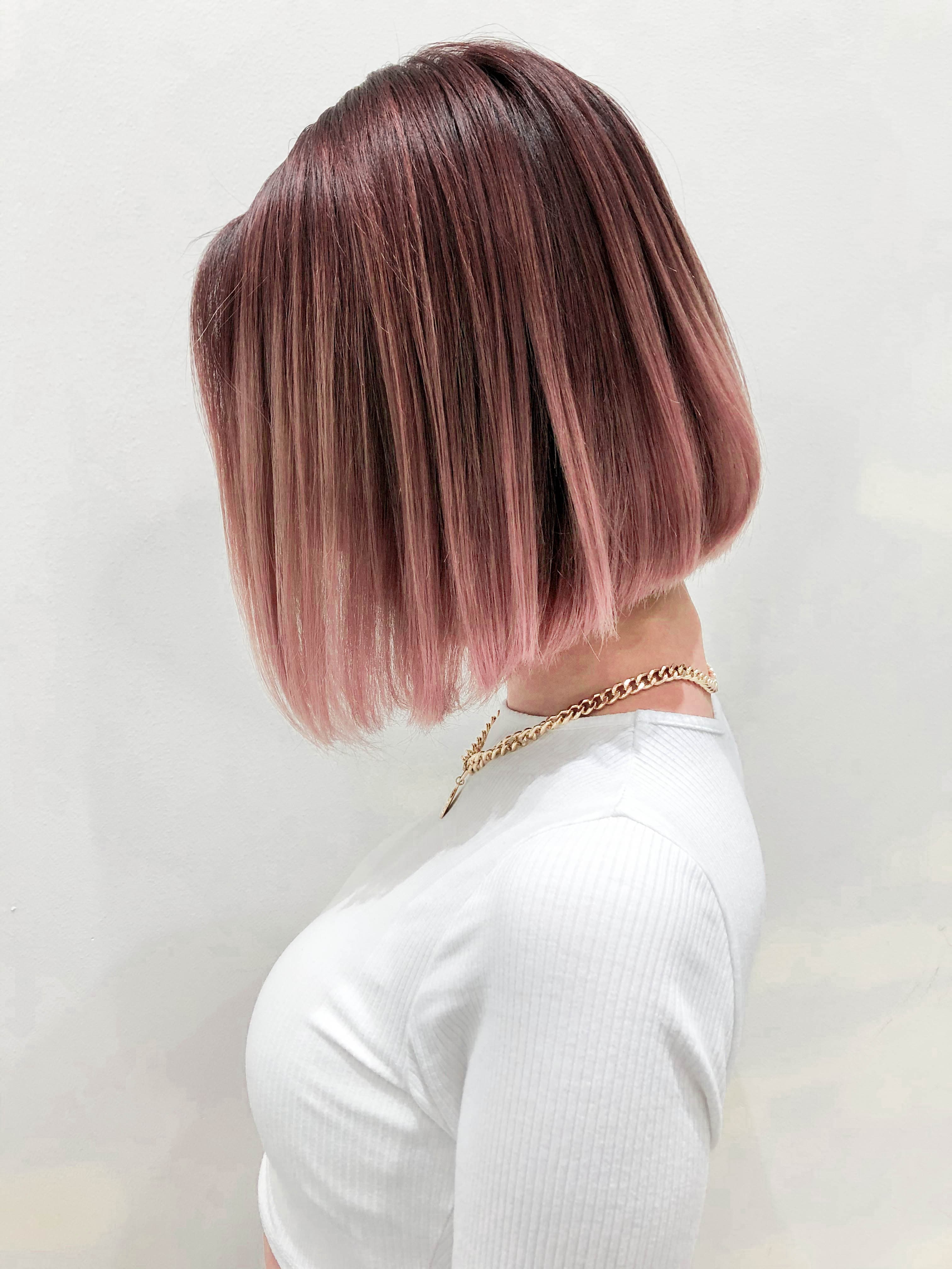 Pink Gradation Bob