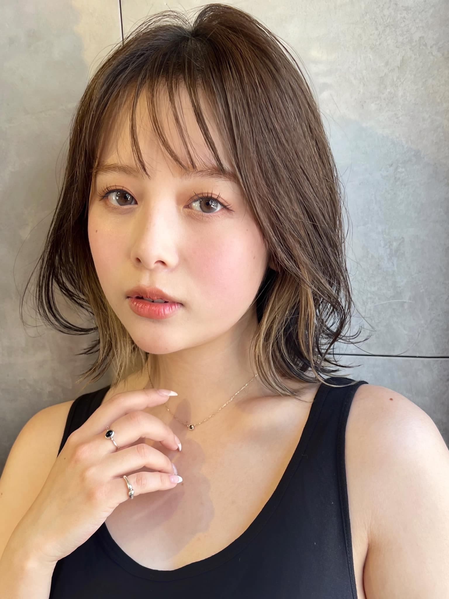 Light Brown Medium Bob