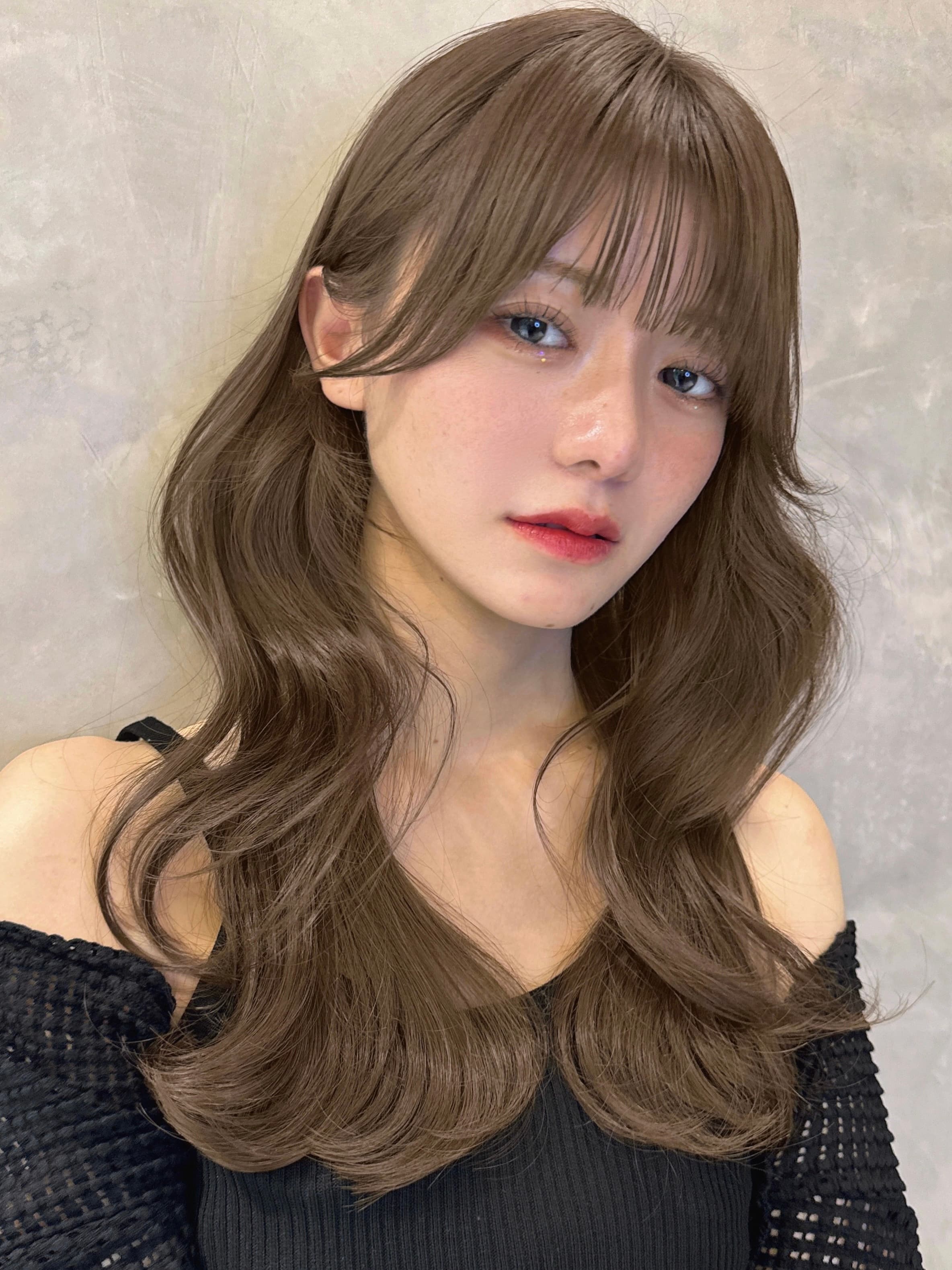 的波浪长发