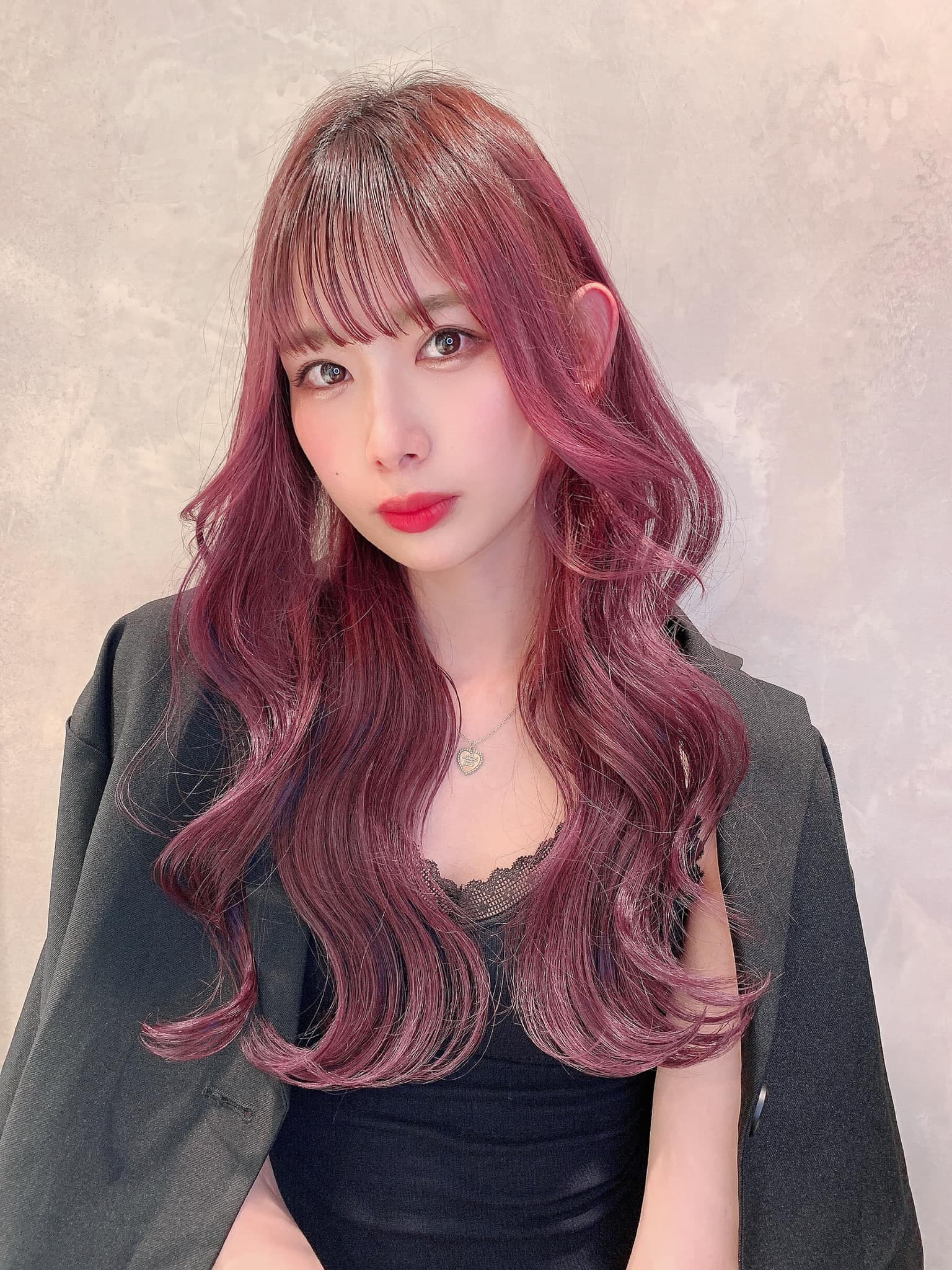 的波浪长发