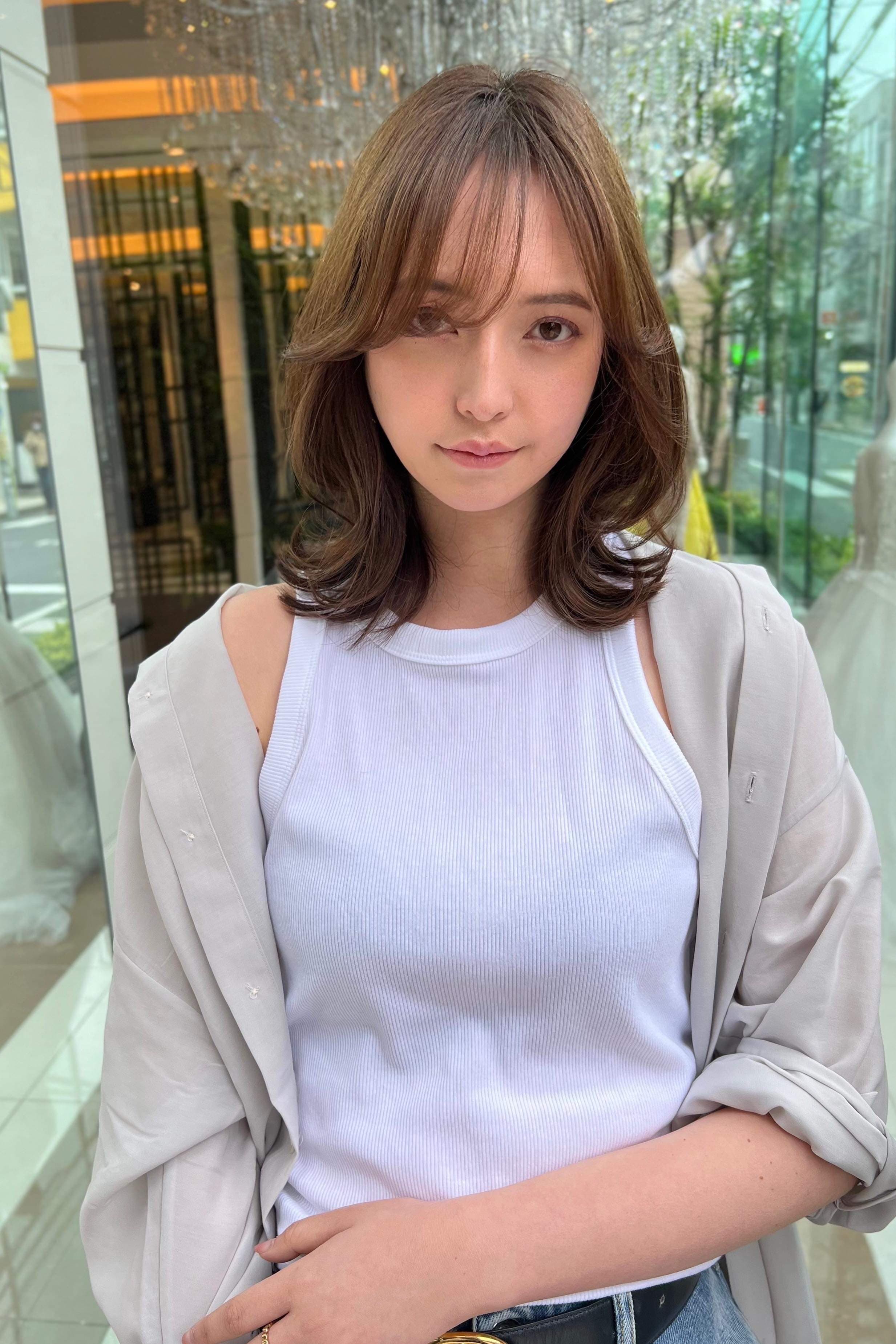 Gold Brown Medium Bob