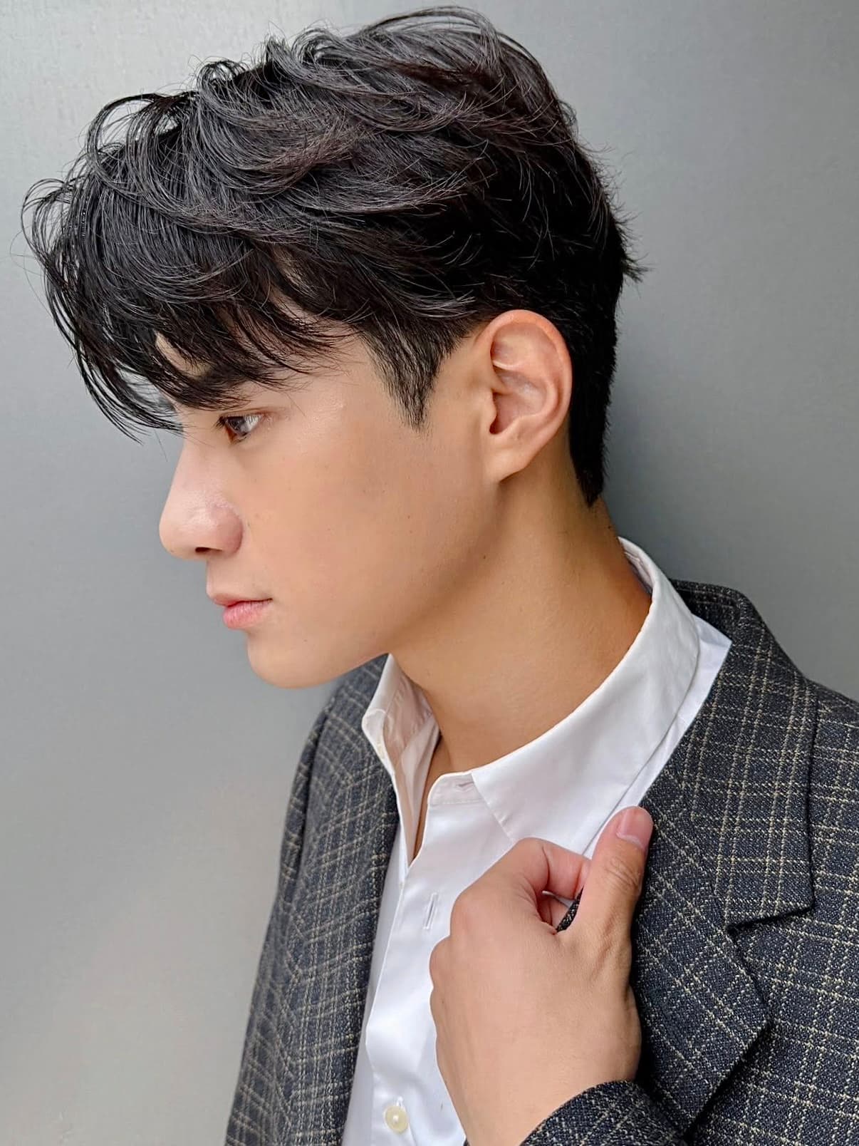 Black Hair Perm Mushroom Short