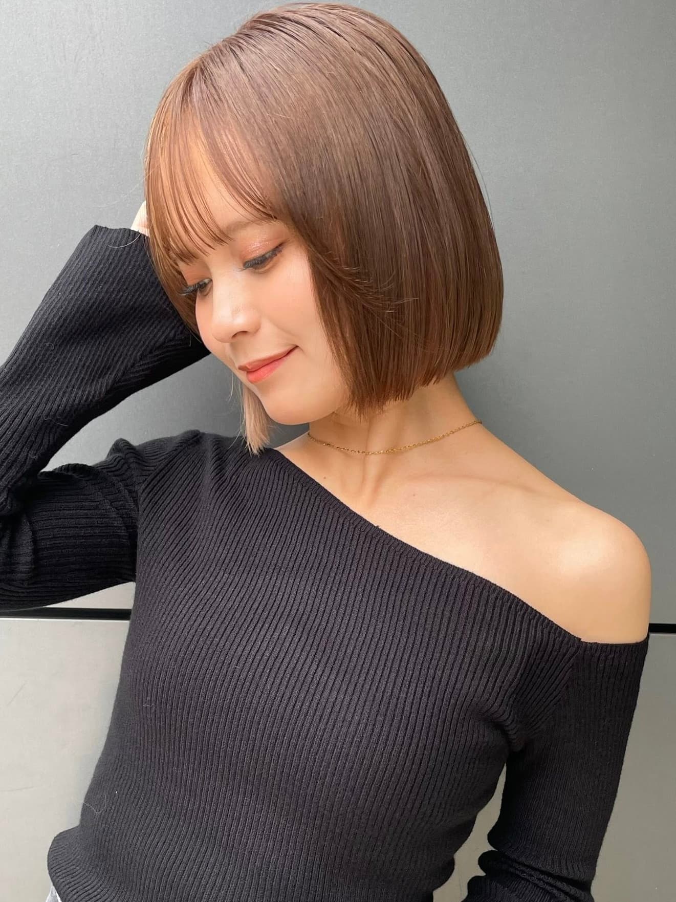 Pink Beige Bob