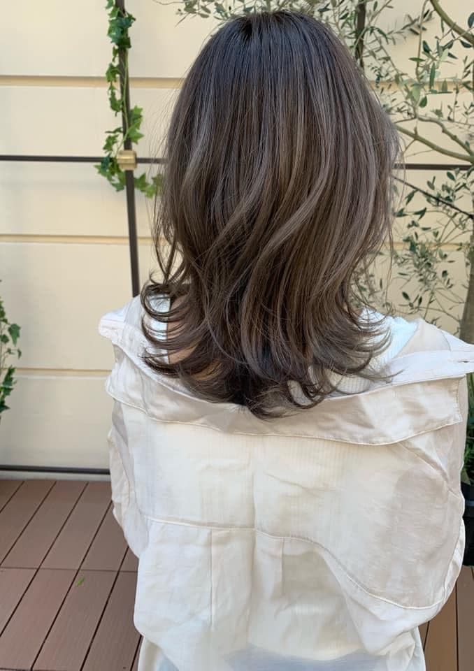 Layered Greige Brown Long