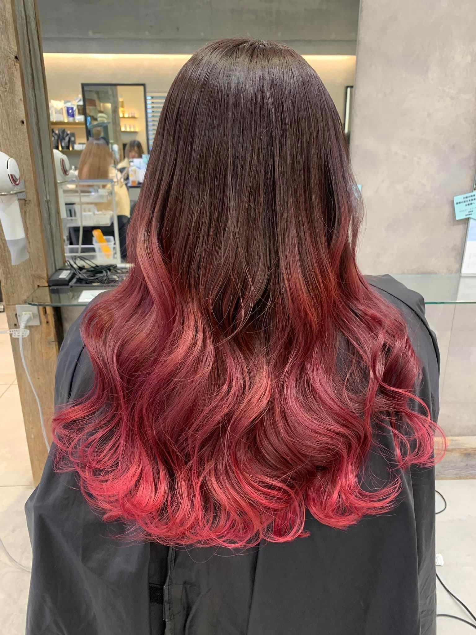 Dark Brown Vivid Gradation Long